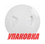 Лючок палубный 162 мм белый (упаковка из  10 шт.) AAA 13562-WH_pkg_10