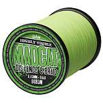 Madcat 65676 Distance 8-Braid Плетеная леска 990 м Зеленый HI Vis Green 0.500 mm 