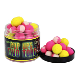 Pro elite baits C8433842 Two Tone Банан И Клубника 200ml Поп UPS Многоцветный 14-20 mm 