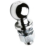 Seachoice 50-53211 SAE Class IV Шарик сцепки прицепа Серебристый Chrome 1000 Lbs 