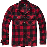 Brandit 9720-41-M Рубашка с длинным рукавом Jeff Красный Red / Black M