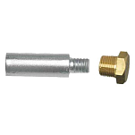Super marine ANO5480 Yanmar Стержень цинковый анод Золотистый Grey 16 x 50 mm