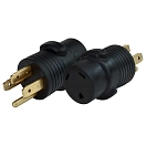 Купить Valterra 800-A105030AVP круглый адаптер вилки Mighty Cord Black Mlae 50A/Female 30A 7ft.ru в интернет магазине Семь Футов