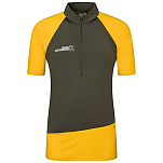 Rock experience REMT01671-C738-XL Базовый слой с коротким рукавом Merlin Желтый Olive Night / Old Gold XL