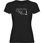 Kruskis 11502309xxls158 Футболка с коротким рукавом Sailing DNA Black 30x25x2 2XL