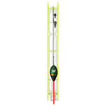 Mikado SMSZ-036-5.0 Set 036 H10 Плавать Зеленый  Green / Black 5 g 