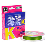 Asari LAK15008 K-8 PE 8X 150 m Плетеный  Gold 0.080 mm