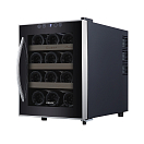 Купить Винный шкаф термоэлектрический Libhof Amateur AM-12 Black 340х510х468мм на 12 бутылок черный с белой подсветкой 7ft.ru в интернет магазине Семь Футов