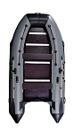 Надувная лодка ПВХ, RiverBoats RB 430, AL, черно-серый RB430ALBG