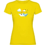 Kruskis 11502302xxlk199 Футболка с коротким рукавом Paper Boat Yellow 30x25x2 2XL