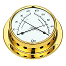 Купить Термогигрометр судовой Barigo Tempo 983MS 110x32мм Ø85мм золотой из полированной латуни 7ft.ru в интернет магазине Семь Футов