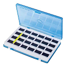 Купить Colmic SC20 Рыболовный ящик Magnetix 25  White / Blue 12.2 x 8 x 2 cm 7ft.ru в интернет магазине Семь Футов