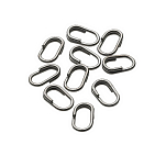 Kinetic F625-075-098 Oval Кольца Черный  Silver 4 x 8 mm 