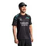 Slam N112009W00-W51-XS Футболка с коротким рукавом Emirates Team New Zealand Черный Black XS
