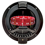 Компас Ritchie Navigation Navigator BN-202 картушка 115мм 12В 176x184x159мм врезной вертикальный с конической картушкой чёрный/красный