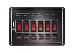 Switch Panel / 6 switches / horizontal 10165-bvs