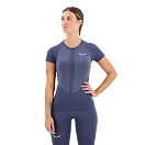 Купить Salewa 00-0000027960-8670-46/40 Базовый слой с коротким рукавом Zebru Responsive Dark Denim 22x13x5 7ft.ru в интернет магазине Семь Футов