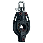 Harken 3229 Блок малой нагрузки с обушком 57 mm Black / Silver 20x20x10