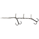 Купить Westin T53-400-142 Add-It Jointed Stinger HD Double Лидер Серебристый Black 140 mm  7ft.ru в интернет магазине Семь Футов