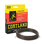 Cortland 351691 333 Full Sinking Type 3 WF 27 m Нахлыстовая Леска Brown Line 8 