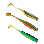 Mikado PMFHT-7.5-345 Fishunter TT Мягкая Приманка 75 мм 1,77 г Многоцветный 345
