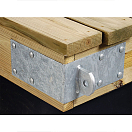 Купить Tiedown engineering 241-26418 Commercial Grade Наружная угловая вкладка с наружной сваркой Серебристый 3/4´´  7ft.ru в интернет магазине Семь Футов