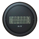 Купить VDO B00005302 9-48V Цифровой круглый вольтметр Серебристый Black 7ft.ru в интернет магазине Семь Футов