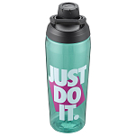 Nike N100193634024 Hypercharge Chug 800ml Graphic бутылка Серый Green / Black / White