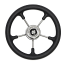 Купить Рулевое колесо Ultraflex V52B 40631P Ø320x73мм рукоятка из чёрного полиуретана со спицами из нержавеющей стали 7ft.ru в интернет магазине Семь Футов