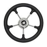 Рулевое колесо Ultraflex V52B 40631P Ø320x73мм рукоятка из чёрного полиуретана со спицами из нержавеющей стали
