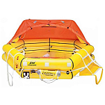 Plastimo 52618 Поврежденный чемодан Спасательный плот Желтый 6 Places