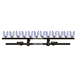 Colmic AP103 подставка для удилища подставка для удилища Fast Top Kit 12 Секции Black / Blue 86 cm