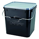 Купить Carp spirit ACS010443 Square 17L Ведро  Black 7ft.ru в интернет магазине Семь Футов
