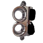 Wichard p17228 двойная стоечная направляющая 25 mm Grey 8x8x14