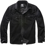 Brandit 4035-2-XL Рубашка с длинным рукавом Corduroy Classic Черный Black XL