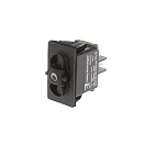 Купить Выключатель клавишный двухполюсный Carling Technologies 466099 OFF-ON-ON без клавиши 7ft.ru в интернет магазине Семь Футов