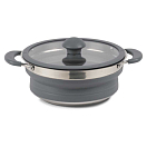 Купить Kampa 9120000758 Складная кастрюля 1.5L Серебристый Grey 7ft.ru в интернет магазине Семь Футов