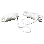 Seachoice 50-40921 Fender Line 100 9 mm Double Braided Nylon Rope Белая White 1.8 m 