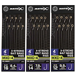 Matrix fishing GRR067 MXC-4 Barbless 10 См Крюк Бесцветный Transparent 14 