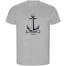 Купить Kruskis CA66900558C053 Футболка с коротким рукавом Anchor ECO Серый Heather Grey 2XL 7ft.ru в интернет магазине Семь Футов