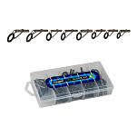 Kamasaki 82970040 Kit 4 Набор направляющих Бесцветный Black