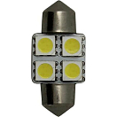Купить Goldenship GS10517 10-30V 1.2W Festoon 4 SMD 3528 Светодиодная лампа Серебристый Grey 7ft.ru в интернет магазине Семь Футов