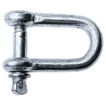 Talamex 08102006 D-кандал 25 единицы измерения Серый Galvanized 6 mm 