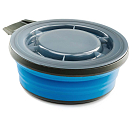 Купить Gsi outdoors 79242 Escape Bowl + Крышка Серебристый Blue 7ft.ru в интернет магазине Семь Футов