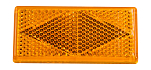 Катафот прямоугольный КТ-001, оранжевый, МЗСА 90960