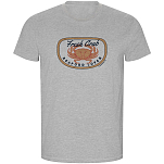 Kruskis CA66900158C075 Футболка с коротким рукавом Fresh Crab ECO Серый Heather Grey S