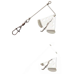 Savage gear SVS72292 Easyon Buzzer Bait Быстрая замена шарнирного соединения Silver L