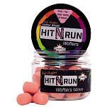 Dynamite baits 34DBDY1267 Пастельно-розовый Hit N Run Wafters Розовый Pastel Pink 14 mm 