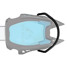 Купить Blue ice 100508-BLK-SNA-O/S ремень крепления кошек Compact Toe Bails Black 7ft.ru в интернет магазине Семь Футов