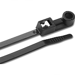 Ancor 639-199303 Монтаж Selfcut Кабельные Стяжки 11´´ 20 Единицы Черный UV Black
